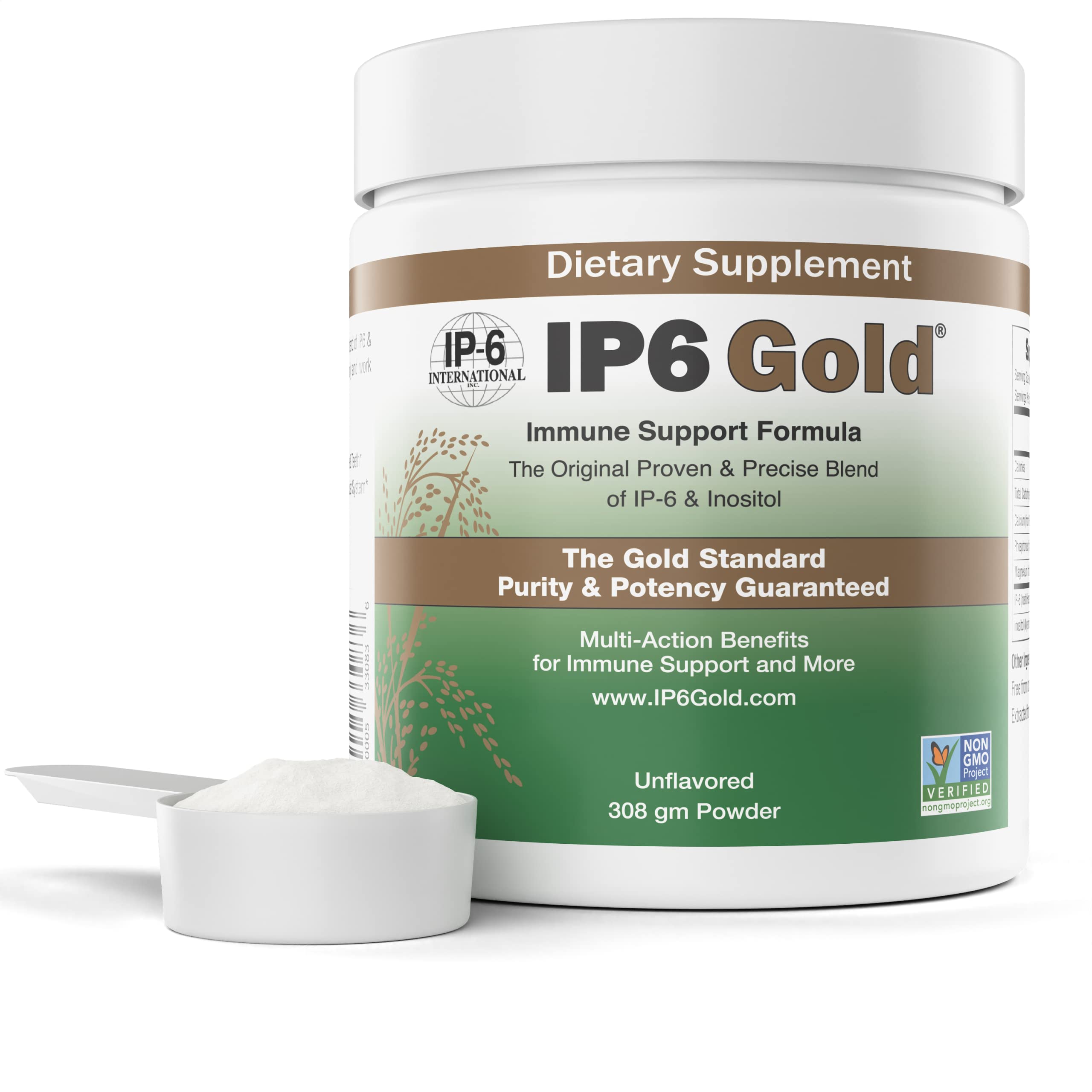 IP6 Gold bouteille IP6: dose quotidienne pratique et fiable.