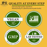 IP6 Gold étiquette non-GMO: transparence et traçabilité du produit.