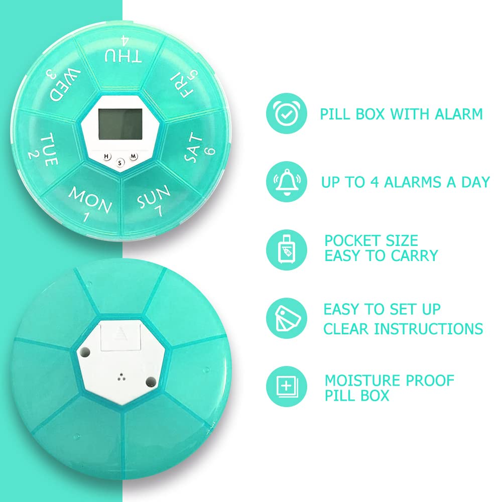 Ipalmay boite pilules portable pratique pour emporter vos médicaments.