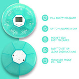 Ipalmay boite pilules portable pratique pour emporter vos médicaments.