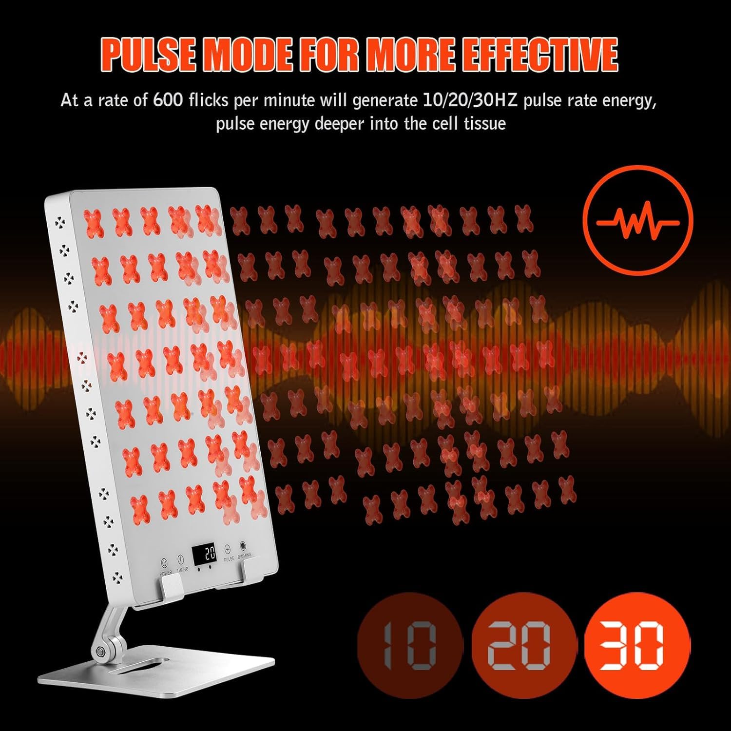 iPlantop panneau quatre niveaux d’intensité adaptés à votre séance.