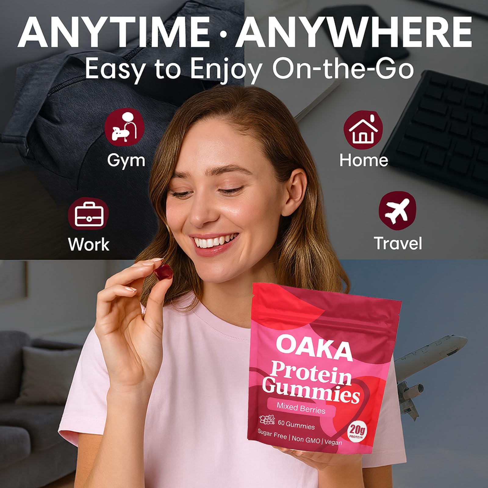 Gummies ipxkwll OAKA snack quotidien – pratique et équilibré.