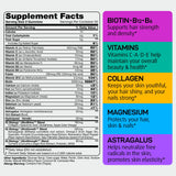 IQ Biology gommes biotine: texture gelee et renouvellement cutane rapide.