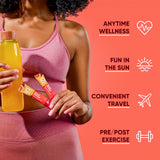 IQMIX sachet transportable, idéal pour le travail et le sport.
