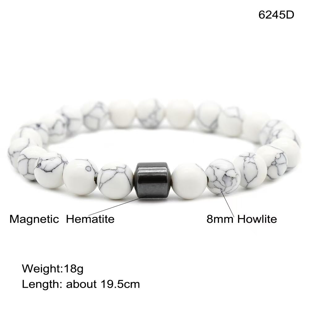 IQIC bracelet aromatherapie avec perles microporeuses pour détente grâce à lavande ou menthe.
