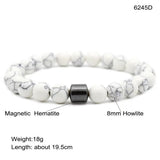 IQIC bracelet aromatherapie avec perles microporeuses pour détente grâce à lavande ou menthe.