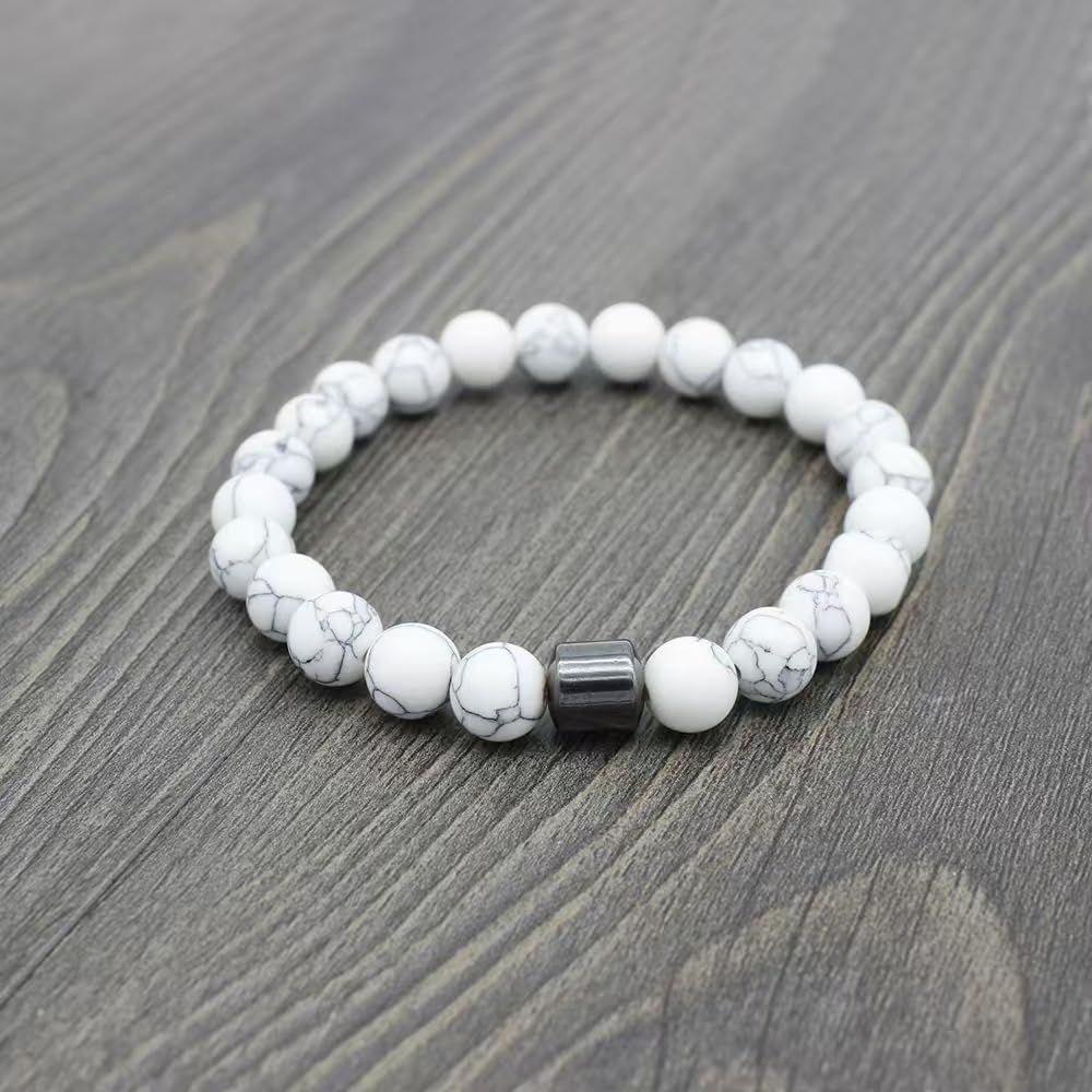 IQIC bracelet perles d’hematite soutiennent la circulation et libération d'endorphines.