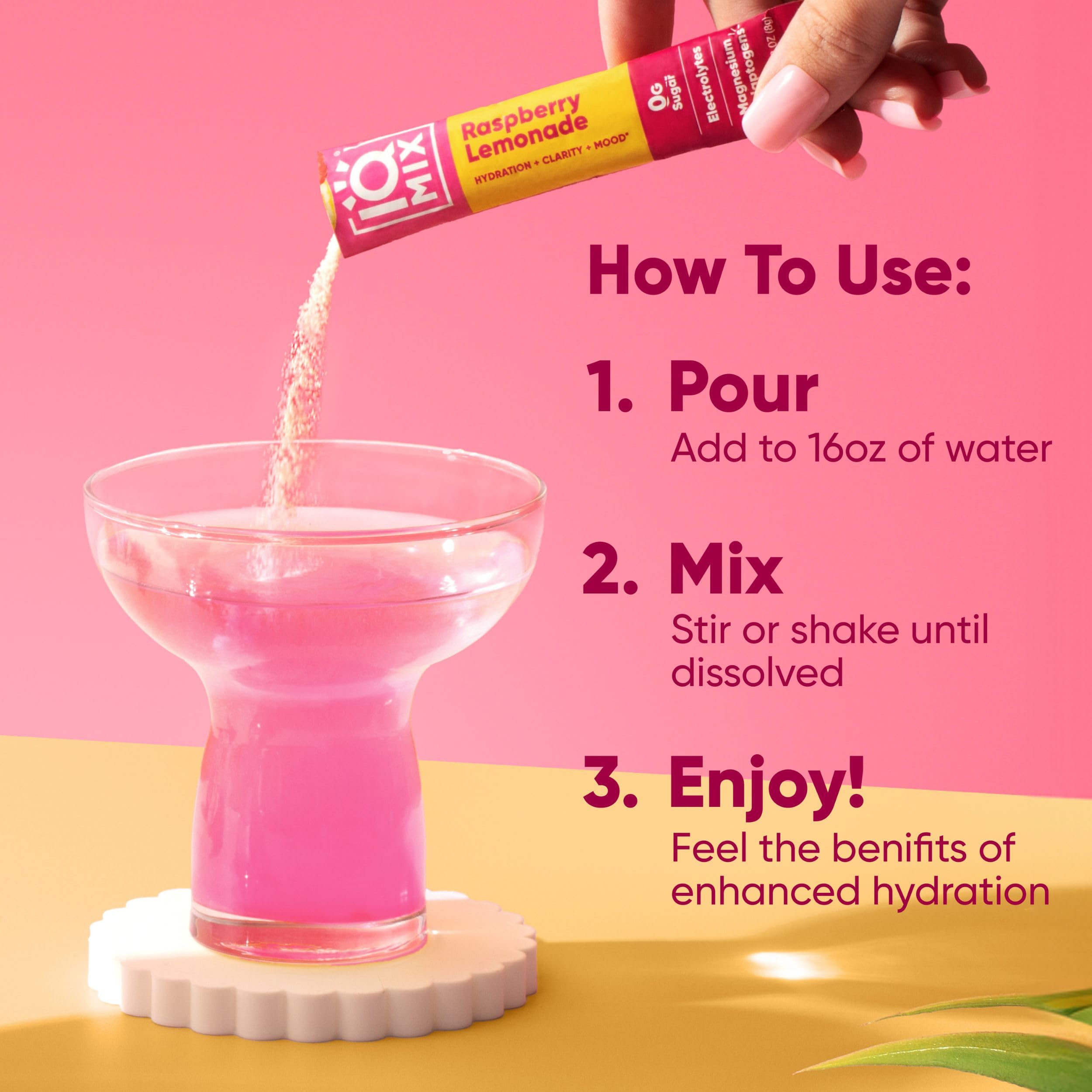 IQMIX poudre fruit de la passion, énergie naturelle en voyage.