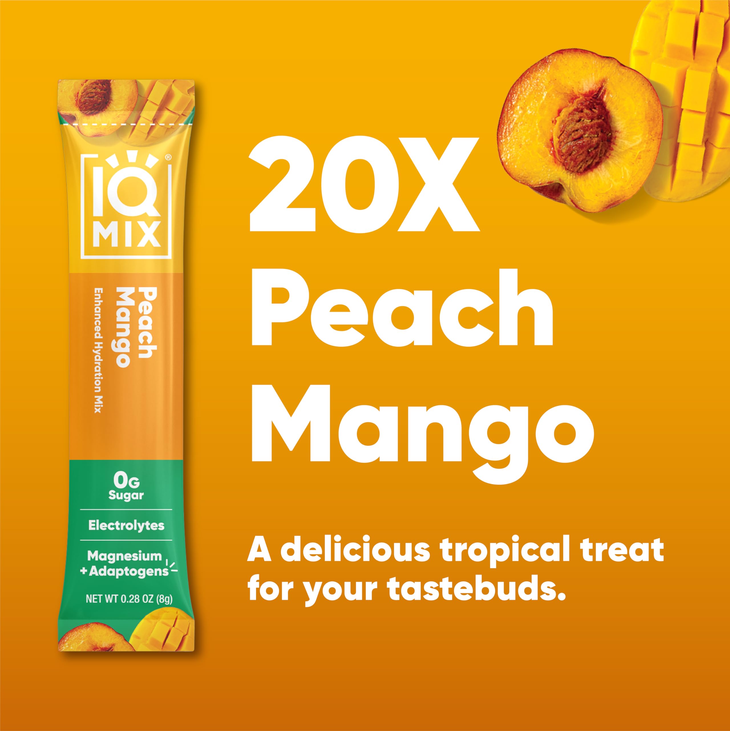 IQMIX Hydration orange sanguine: saveur rafraîchissante pour rester concentré.