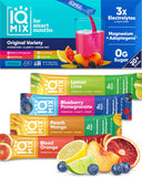 IQMIX: sachets d'électrolytes sans sucre pour hydratation nomade.