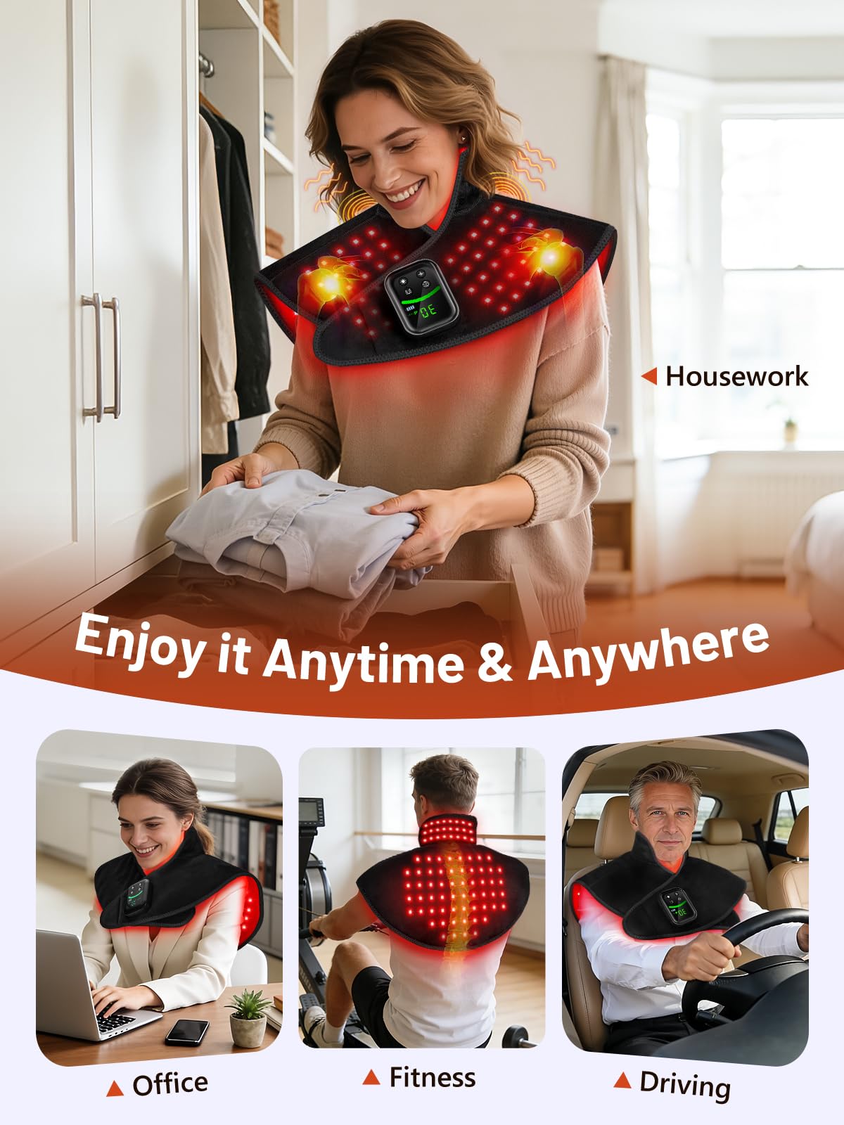 IRELEX Pad: fermeture velcro réglable pour un maintien personnalisé.