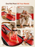 IRELEX Tapis luminothérapie rouge – lunettes incluses pour séance sécurisée