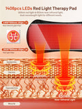 IRELEX Tapis luminothérapie rouge – utilisation allongée et minuterie 10–90 minutes