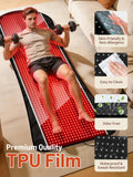 IRELEX Tapis luminothérapie rouge – surface résistante à la transpiration et nettoyage facile