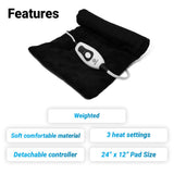 iReliev tissu microplush doux procure un confort luxueux pendant la mise en place.