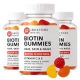 iRestore Gummy Biotine cheveux en bouteille: soutien potentiel à la densité capillaire.
