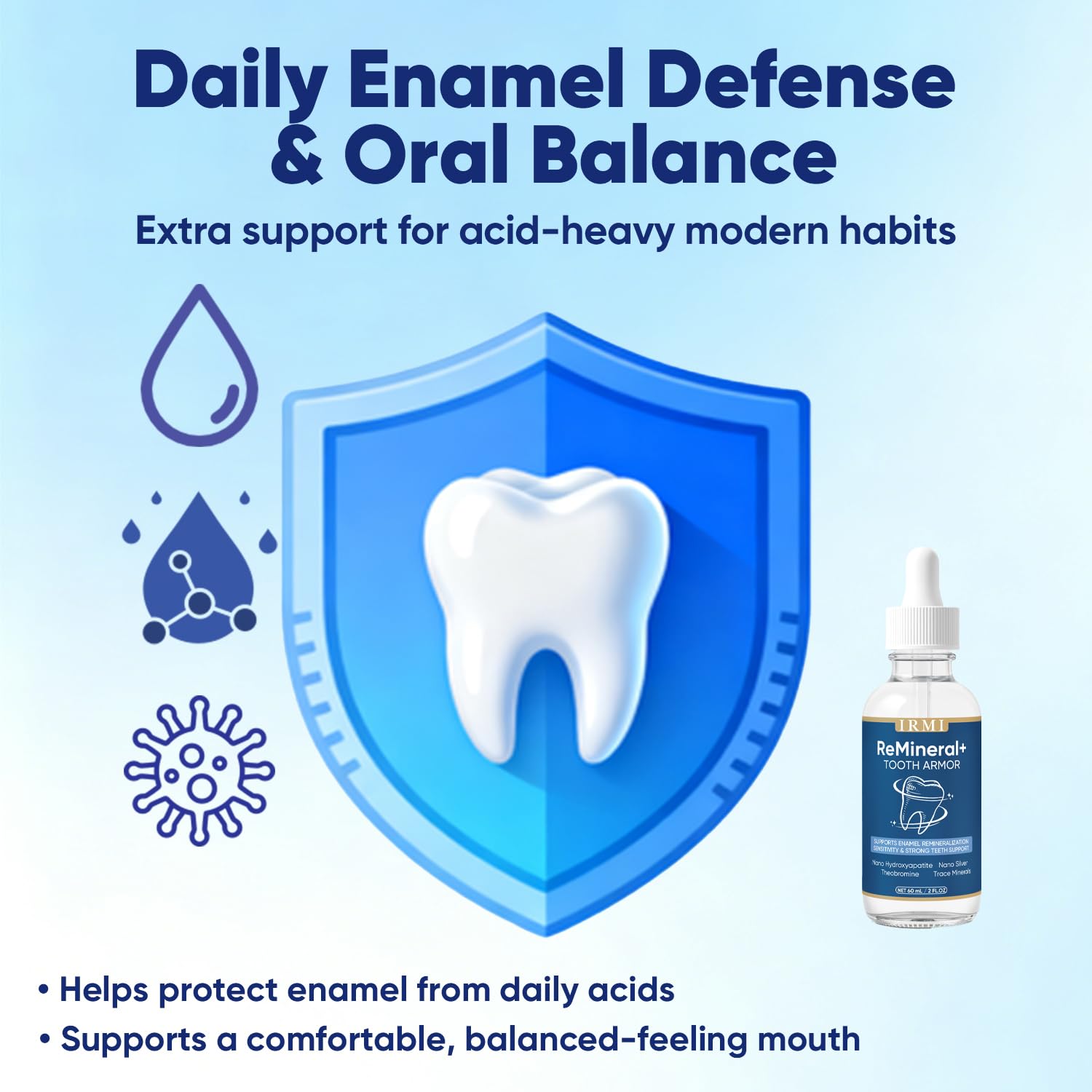 IRMI Irmi Dental Care Drops – routine quotidienne sans fluorure ni alcool