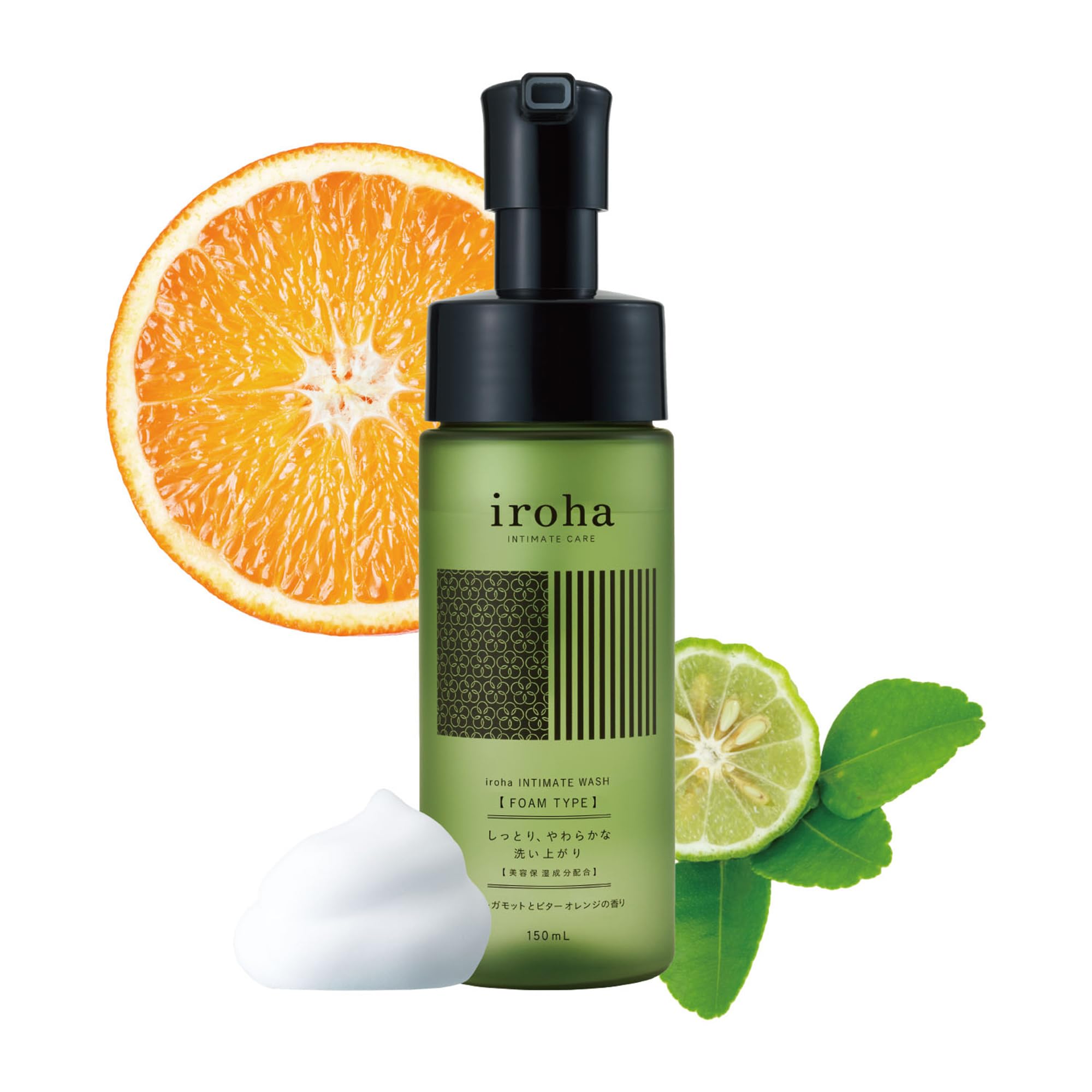 iroha ambiance rafraîchissante citrus-bergamote, aromathérapie douce pour se sentir bien.