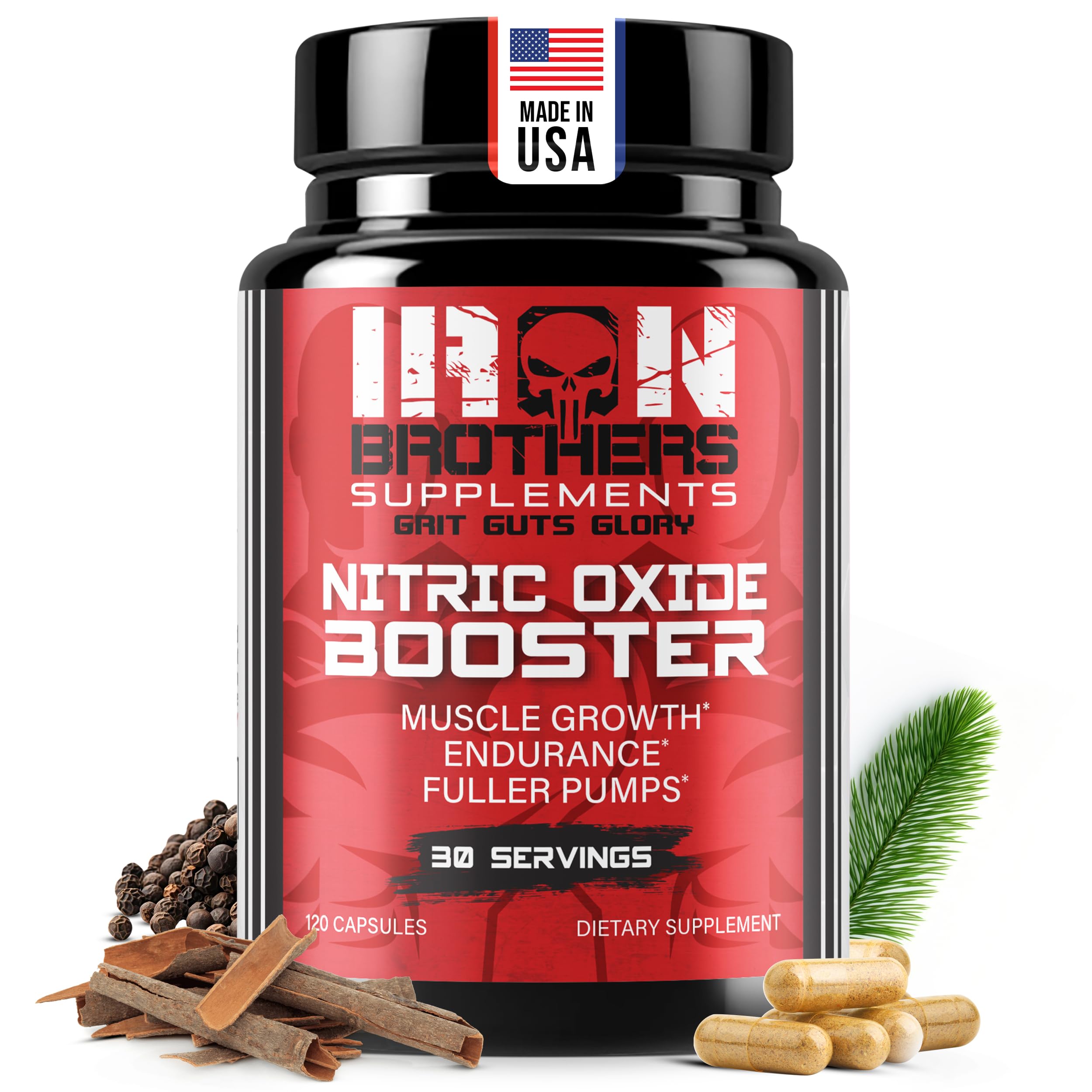 Iron Brothers Supplements pompe-musculaire : bénéfice potentiel pour une énergie soutenue en entraînement.