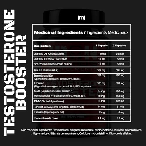 Iron Brothers Supplements Testostérone Support – Zinc et fenugrec: équilibre nutritionnel potentiel