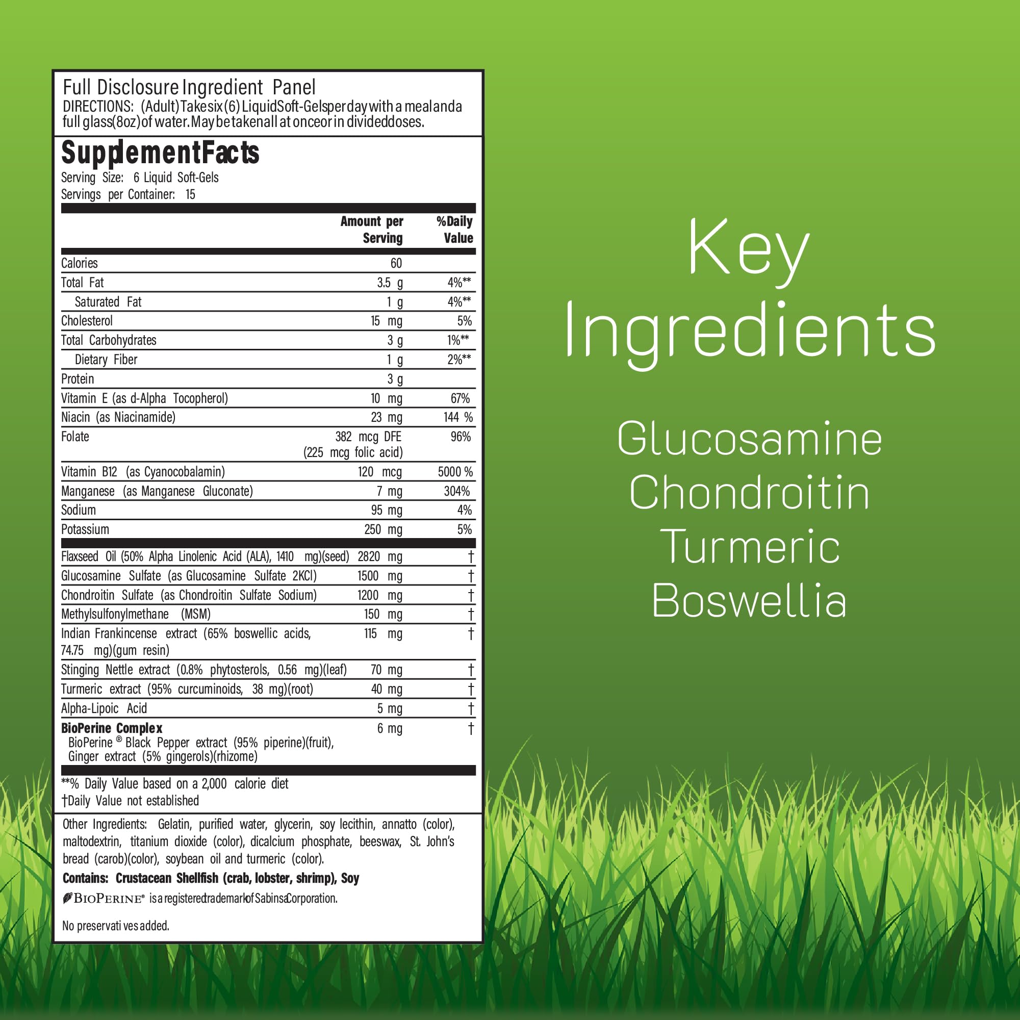 Irwin Naturals 3-en-1 gelules-liquides-dans-bouteille: option pratique pour les articulations.