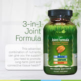 Irwin Naturals 3-en-1 ingredients-close-up: aperçu des huiles et extraits naturels.