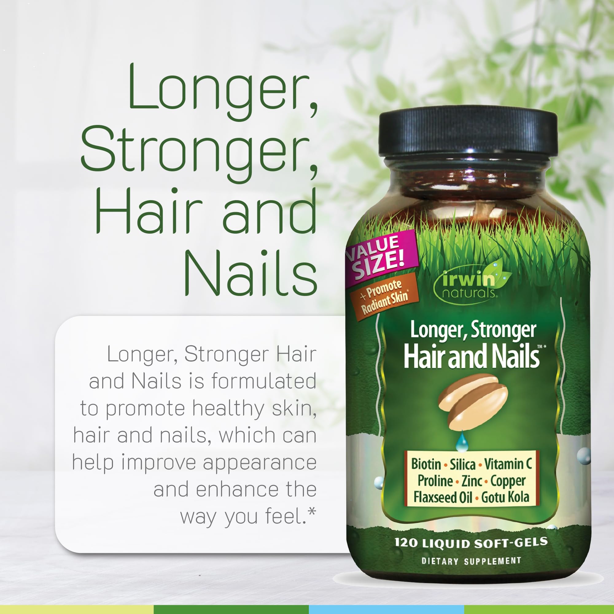 Irwin Naturals: proline et lysine, éléments du collagène.