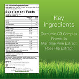 Boswellia extrait intégré dans la formule Irwin Naturals pour le bien-être quotidien.