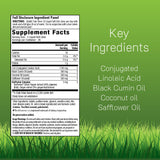 CLA Irwin Naturals délivrance optimisée avec bio-perine pour meilleure absorption.