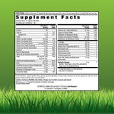 Étiquette du produit Irwin Naturals Quick Energy RED affichant les nutriments clés.
