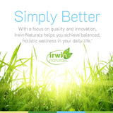 Étiquette claire sur le flacon Irwin Naturals.