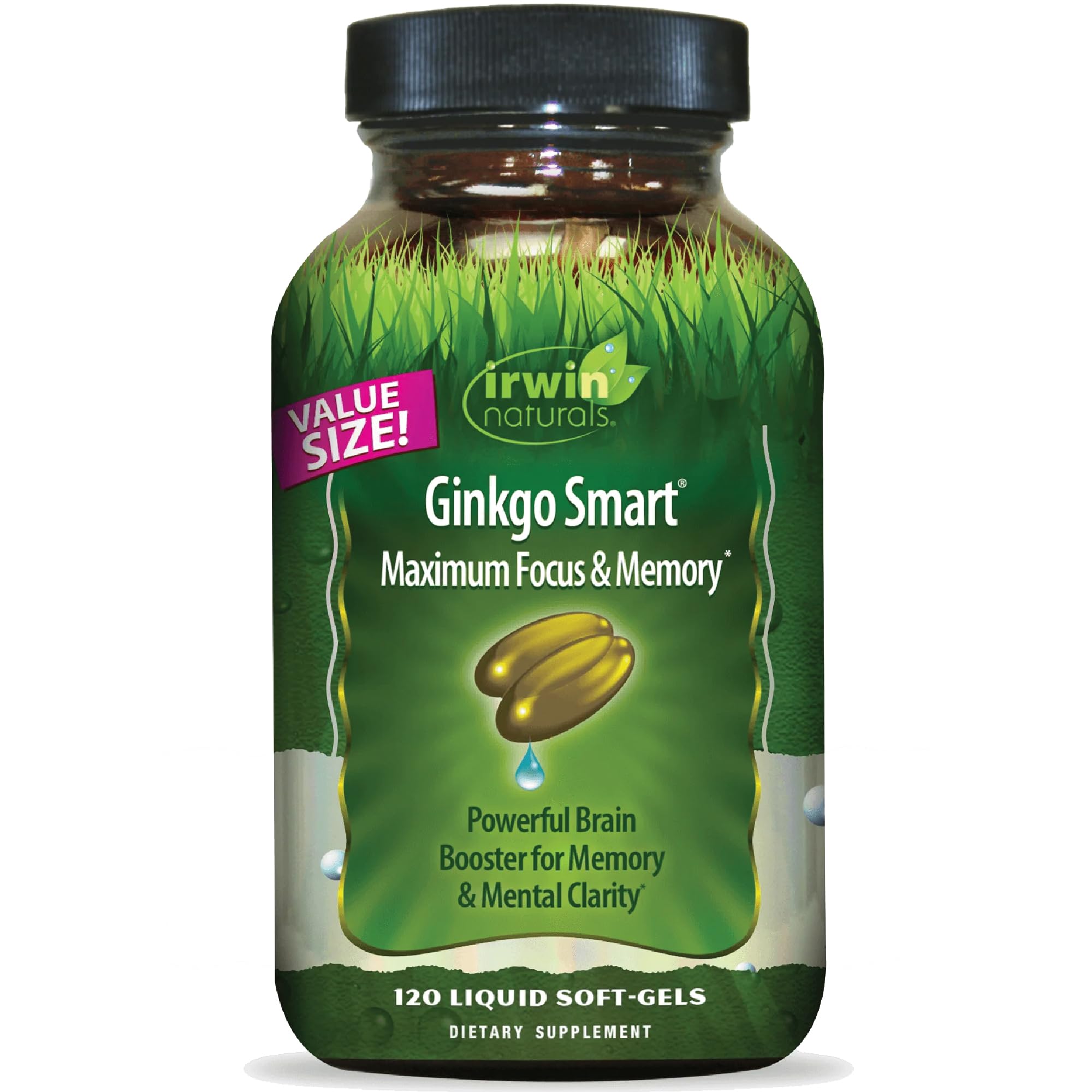 Irwin Naturals Ginkgo Smart concentration: soutien à la concentration naturelle