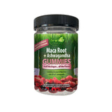 Gommes Irwin Naturals Maca et Ashwagandha dans la boîte, soutien énergie potentiel