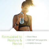 Ingrédients Maca et Ashwagandha visibles, symboles de naturalité
