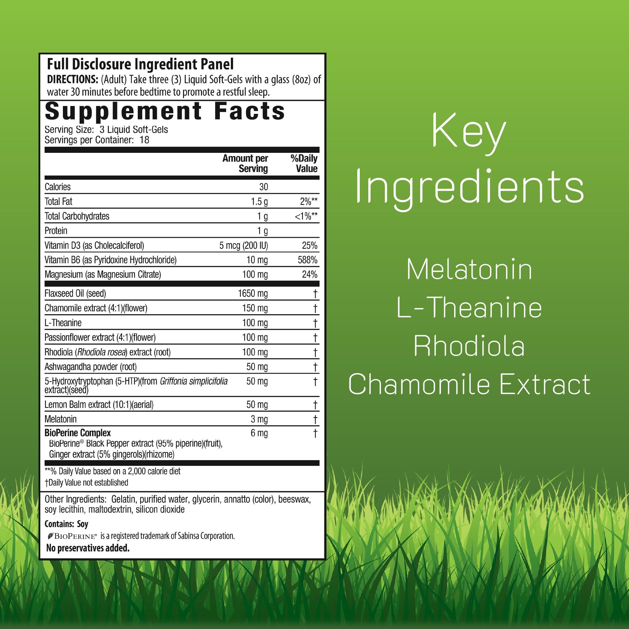 Irwin Naturals Good Mood Sleep PM, gélules liquides, apaisent les transitions vers le sommeil.