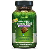 Irwin Naturals Immuno Shield avec sureau — soutien potentiel du système immunitaire.
