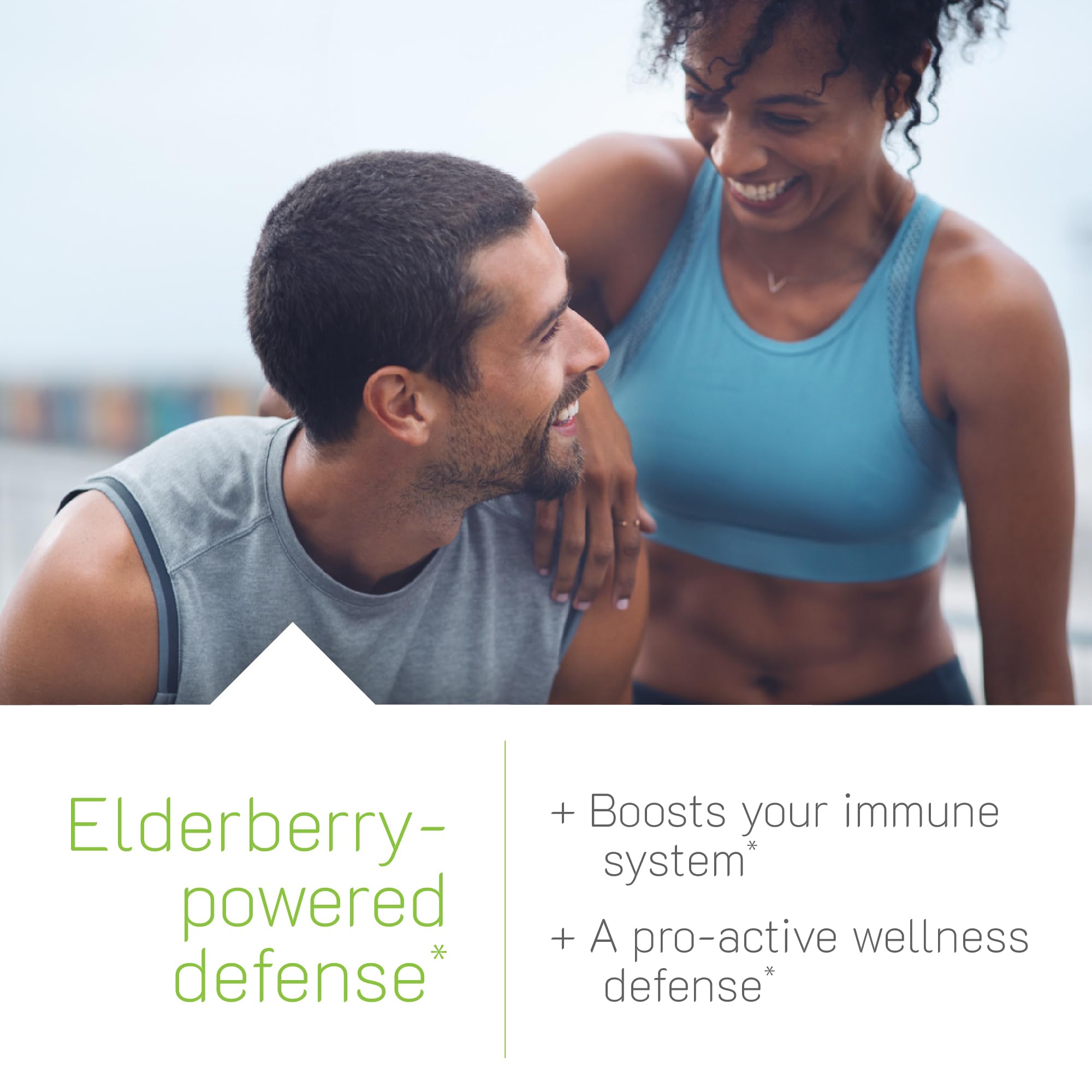 Immuno Shield avec vitamine C et D — soutien nutritionnel potentiel.