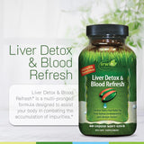 Liste d'ingrédients sur l'étiquette, Liver Detox avec nutriments clés