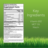 Gélules liquides Irwin Naturals Mega B-Complex pour absorption rapide.