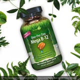 Routine quotidienne avec Irwin Naturals One-Per-Day Mega B-12, énergie continue