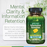 Phosphatidylsérine Irwin Naturals: possible amélioration de la mémoire et de l’attention.