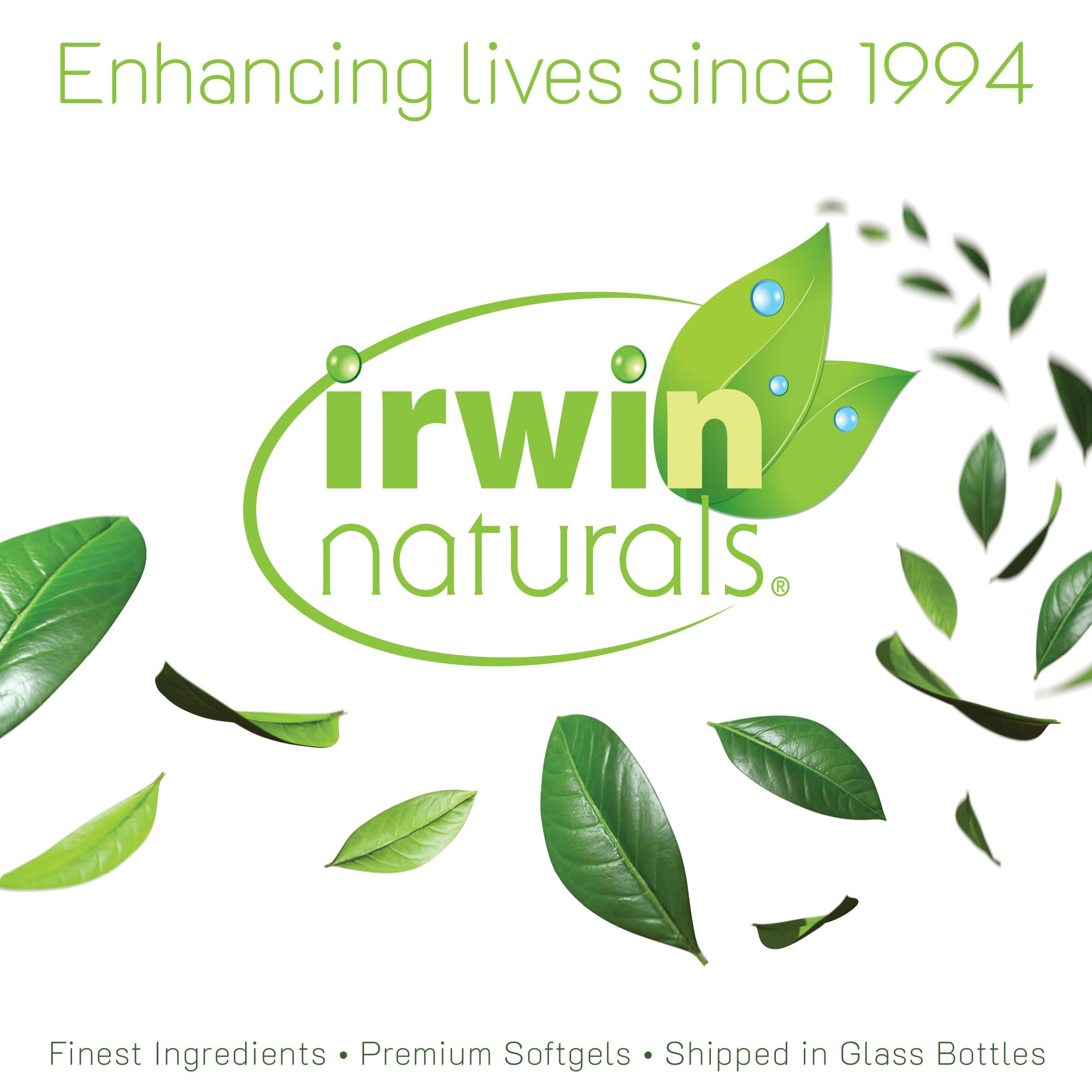 Profil nutritionnel d’Irwin Naturals Living Green Liquid-Gel Multi, soutien nutritionnel quotidien.