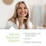 Irwin Naturals Sunny Mood – etiquette verso detaillant les ingredients et utilisations.
