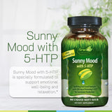 Irwin Naturals Sunny Mood – gelules prêtes pour une routine quotidienne réconfortante.