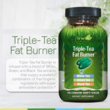 Irwin Naturals Triple-Tea Fat Burner - Bioperine pour absorption optimise