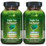 Irwin Naturals Triple-Tea Fat Burner - Bouteille gelules liquides, soutien potentiel a la perte de poids