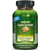 Irwin Naturals Un-Seul Gel-Liquide Multi dans sa bouteille, parfait pour la routine quotidienne.