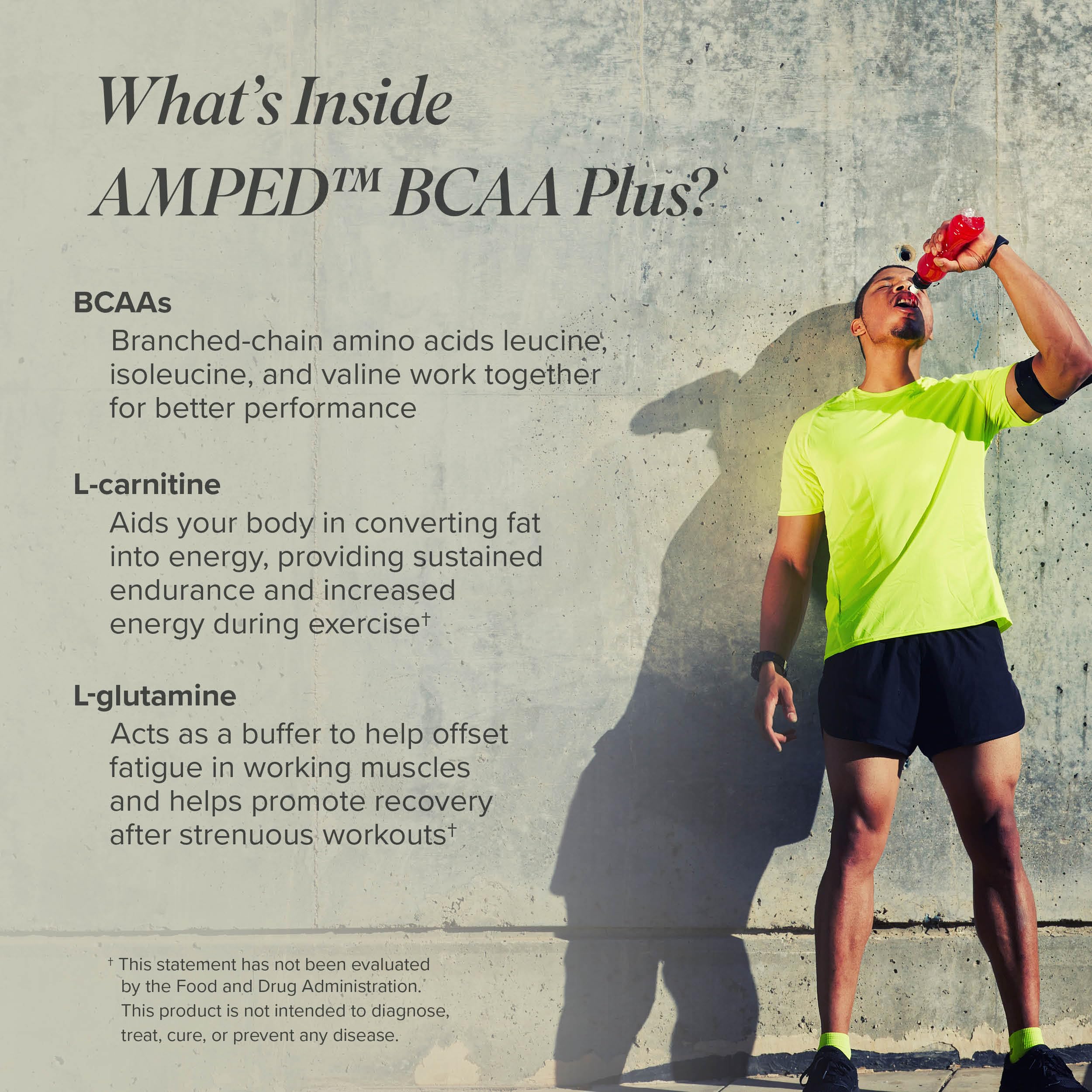 Isagenix AMPED BCAA Plus – contient BCAA et nutriments pour soutien musculaire et récupération.