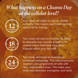 Isagenix Cleanse for Life, packaging sans gluten ni soja, usage quotidien pratique.