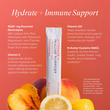 Usage quotidien Isagenix Hydrate Immunité, pratique en voyage et entraînement.